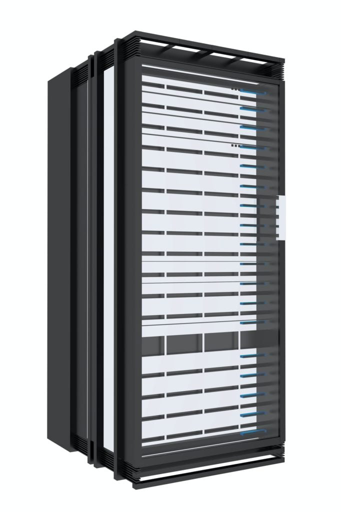 Servers Tower Isolated on White