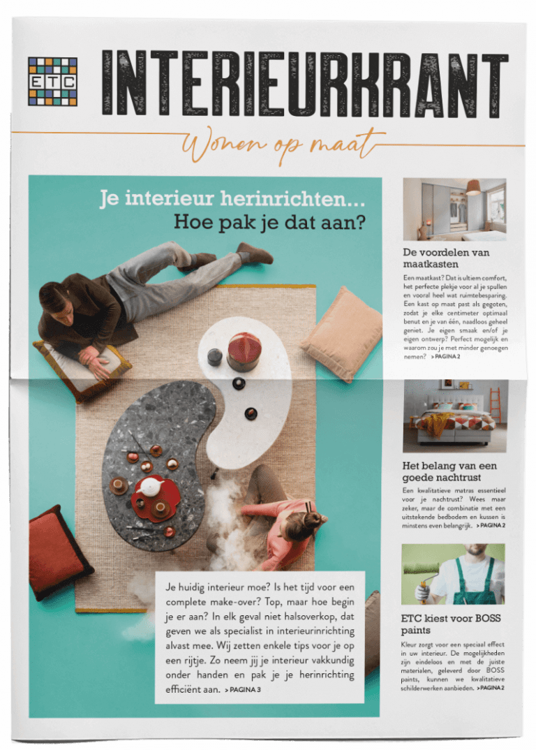 ETC aan zee interieurkrant